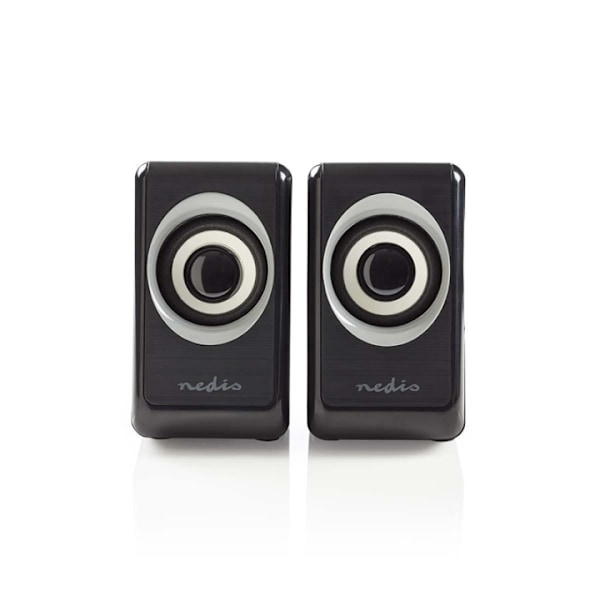 Nedis PC-högtalare | 2.0 | 18 W | 3.5 mm Hane | USB ström | Volymkontroll | Anslutningsutgång