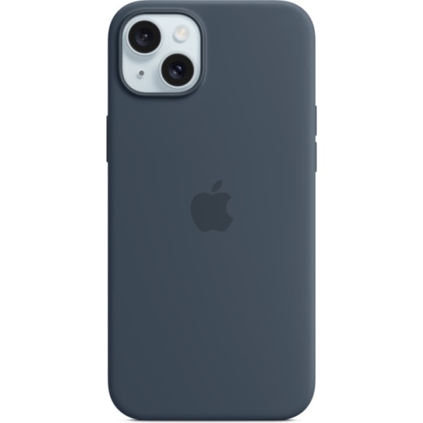 Apple iPhone 15 Plus silikonetui med MagSafe, blå Blå