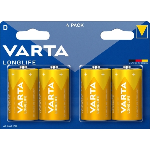 Varta Longlife D 4 Pack