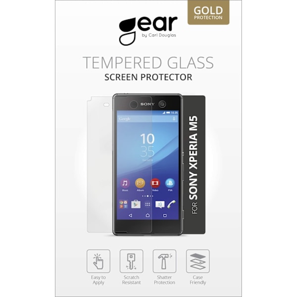 GEAR Hærdet Glas 2.5D Sony Xperia M5 Transparent