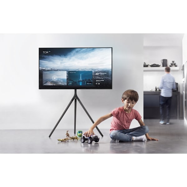 One For All WM7461 - Designgolvstativ för 32-65" TV-apparater, grå metall