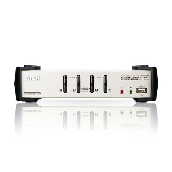 Aten CS1734B 4-Port KVM Switch Silver