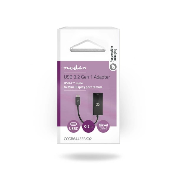 Nedis USB-C™ Adapter | USB 3.2 Gen 1 | USB-C™ Han | Mini Display