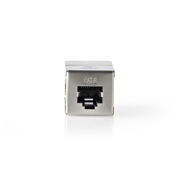 Nedis Nätverkskoppling | CAT6 | Skärmad | RJ45 Hona | RJ45 Hona | Rak | Metall | Låda