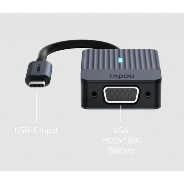 Rapoo Adapter USB-C UCA-1003 USB-C till VGA