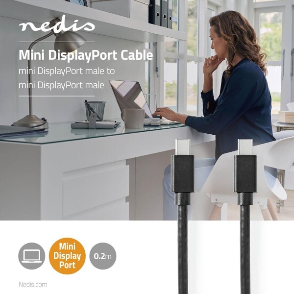 Nedis Mini Displayport-kabel | DisplayPort 1.4 | Mini DisplayPor