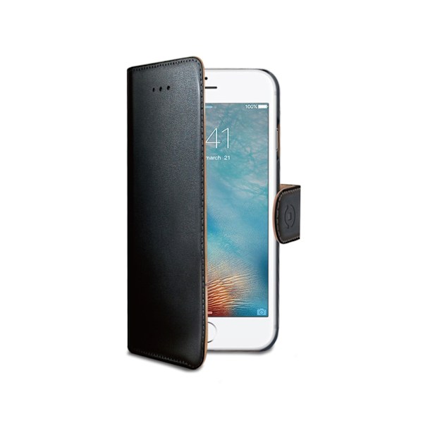 Celly Wallet Case iPhone 7/8/SE 2020/SE 2022 Svart Svart
