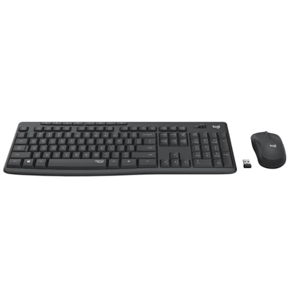 Logitech MK295 Silent Wireless Combo - GRAPHITE NORDIC
