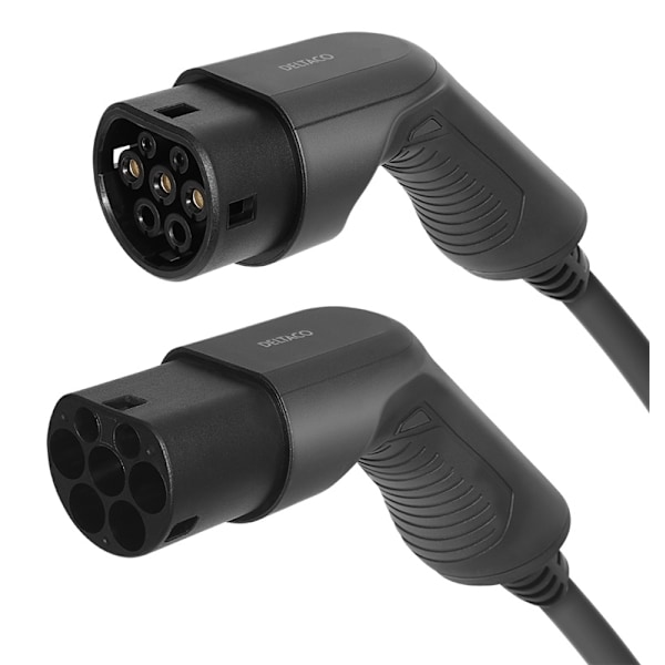 DELTACO e-Charge, kaapeli Type 2 - Type 2, 1-vaihe, 32A, 5m