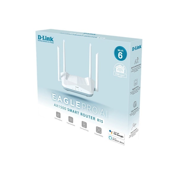 D-LINK R15 Eagle Pro AI Wi-fi 6 Smart Router