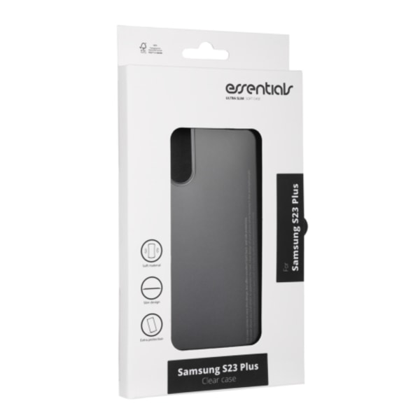 essentials Samsung Galaxy S23+ TPU back cover, transparent Transparent