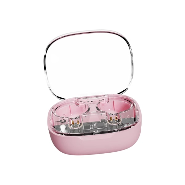 Streetz T150 TWS earphones, Transparent Pink Rosa