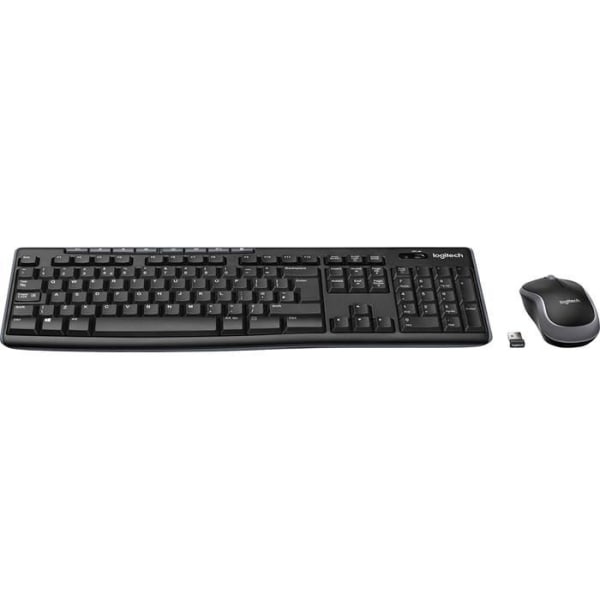 Logitech MK270 wireless Combo KB and mouse Nordic black