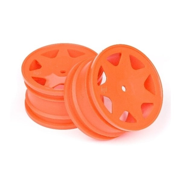 Ultra 7 Wheels Orange 35Mm (2Pcs)
