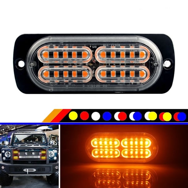 LED Strålkastare för Bil, Orange