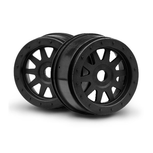 Tr-10 Glue-Lock Wheel Black (120X60Mm/2Pcs)