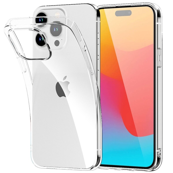 TPU cover for iPhone 15 Pro Max, Transparent Transparent