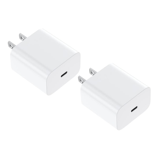 2-pack Snabbladdare US-kontakt, USB-C