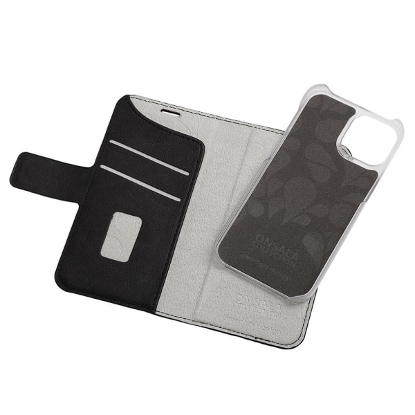 Onsala COLLECTION Wallet Midnight Black iPhone 13 Mini Svart