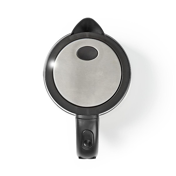 Nedis Elkedel | 1.7 l | Glas | Gennemsigtig | 60,70,80,90,100 °C | Temperaturindikator | Drejelig 360 grader | Skjult varmeelement | Strix®-controller
