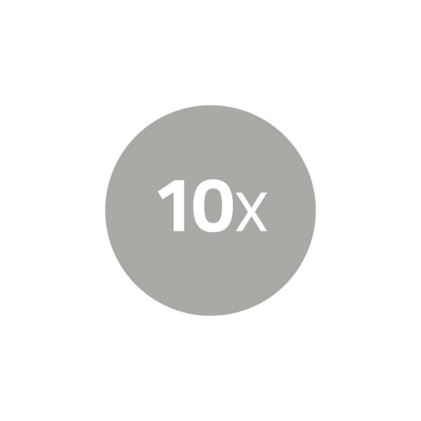Nedis RJ45-liitin | Uros | Solid UTP CAT5e | Suora | Kullattu | 10 kpl | PVC | Läpikuultava | Laatikko