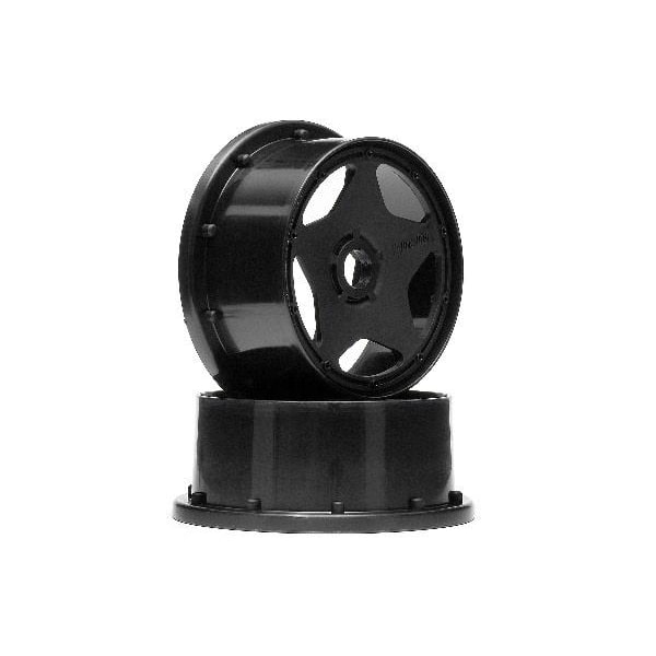 HPI Super Star Wheel Black front (120X60Mm/2Pcs)