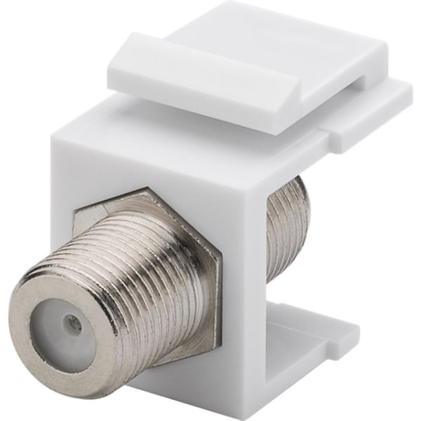 Goobay Keystone-modul, SAT/antenn F uttag 90 ° > F uttag 90 °