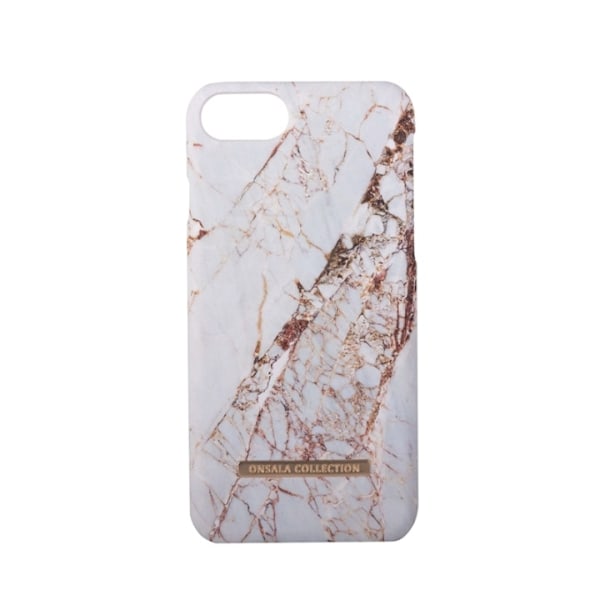 Onsala COLLECTION Mobilskal Soft White Rhino Marble iPhone 6/7/8/SE Vit