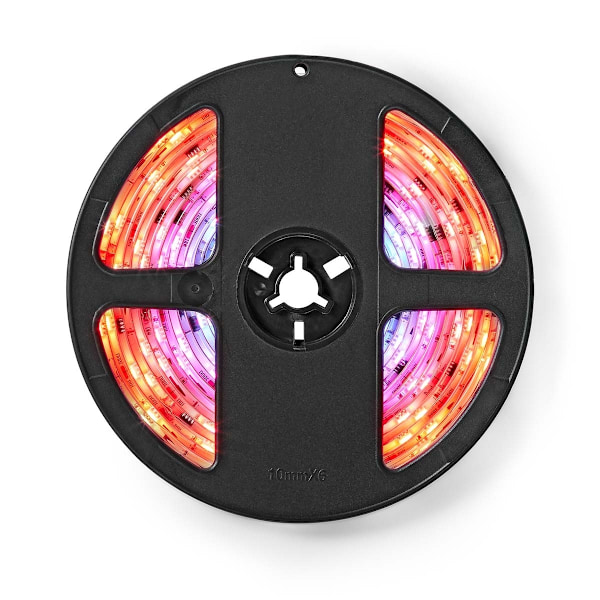 Nedis SmartLife LED-Remsa | Wi-Fi | Flerfärgad | SMD | 5.00 m | IP65 | 2700 K | 960 lm | Android™ / IOS
