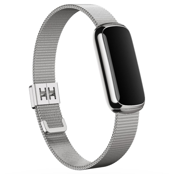 Fitbit Luxe, Metal Mesh Platinum (One