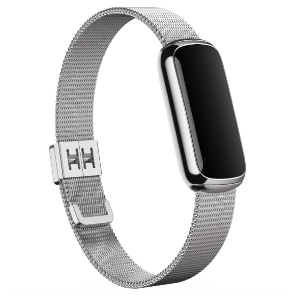 Fitbit Luxe, Metal Mesh Platinum (One Size)