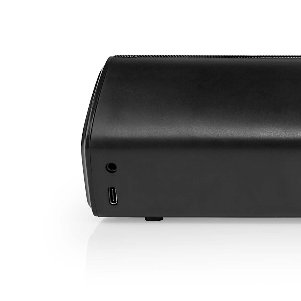 Nedis Bluetooth® højttaler | Maksimal batteritid: 6 timer | Borddesign | 18 W | Stereo | Indbygget mikrofon | Kan parres | Sort