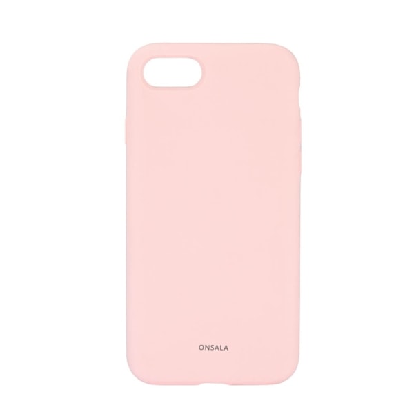 Onsala Suojakuori Silikooni Chalk Pink - iPhone 6/7/8/SE Rosa