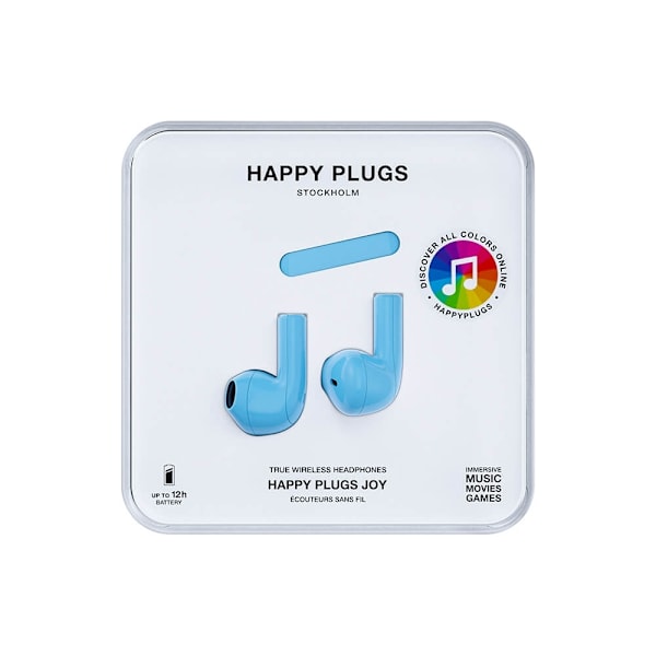 Happy Plugs Joy Hovedtelefoner In-Ear TWS Blå Blå