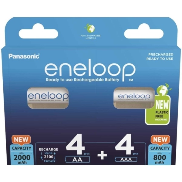 Panasonic Eneloop Combi AA + AAA batteripaket