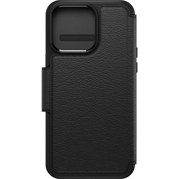 Otterbox Strada MagSafe -lompakkokotelo, iPhone 15 Pro Max, musta Svart