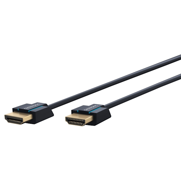 ClickTronic Ultra-Slim Höghastighets HDMI™-kabel med Ethernet Premiumkabel | 1x HDMI™-kontakt  1x HDMI™-kontakt | 3,0 m | UHD 4K @ 60 Hz