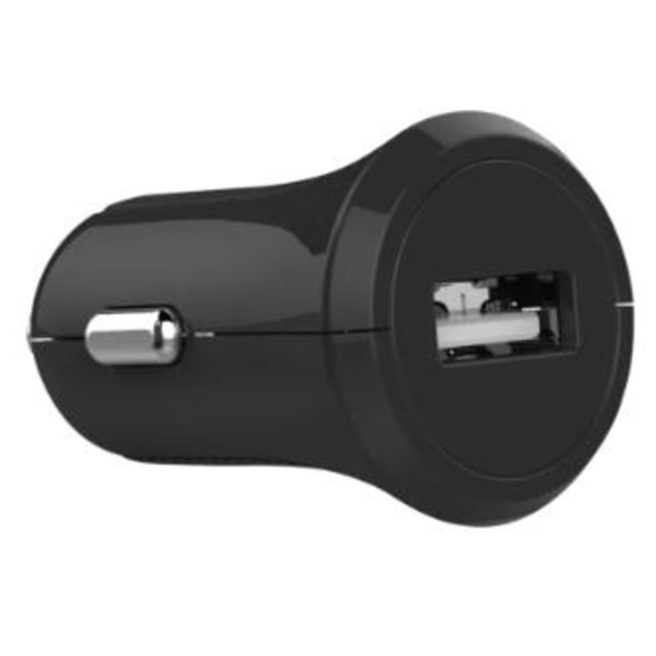 Biladapter, 5W, USB-A, Svart
