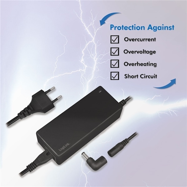 LogiLink Laptop-strömadapter 90W