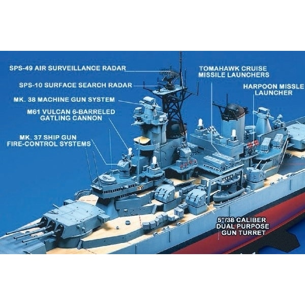 TAMIYA 1/350 U.S. Battleship BB-62 New Jersey (w/Detail)