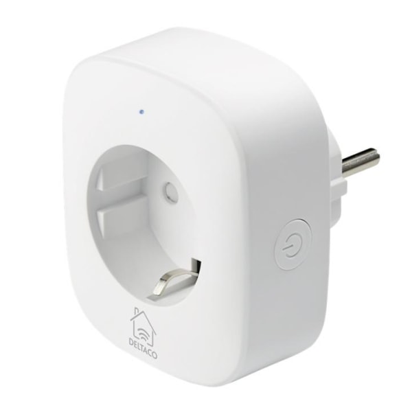 DELTACO SH-P01E Smart Home Plug with energy monitoring, 2.4GHz,