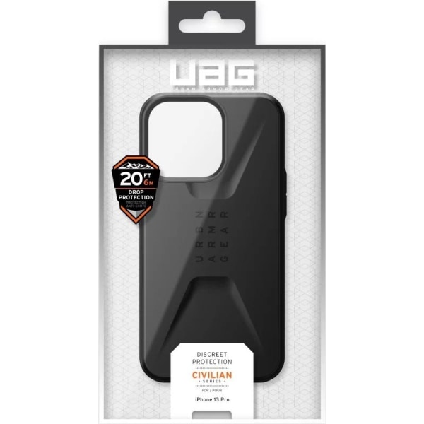 UAG iPhone 13 Pro Civilian Cover, Black Svart