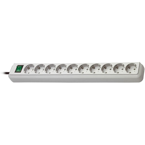 Brennenstuhl Eco-Line virtapaneeli, 10xCEE 7/4-1xCEE 7/7, 3m, harm