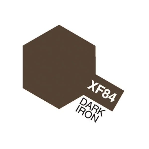 TAMIYA Acrylic Mini XF-84 Dark Iron (Flat) Grå