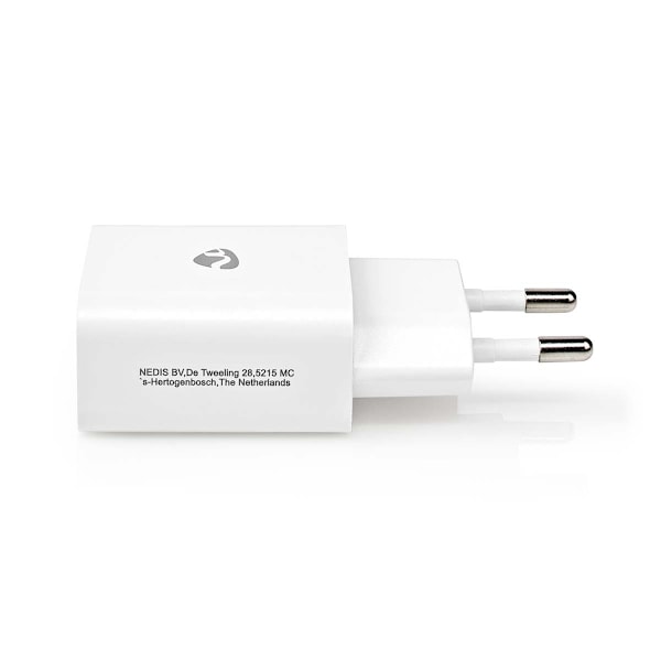 Nedis Väggladdare | 12 W | Snabbladdnings funktion | 1x 2.4 A A | Antal utgångar: 1 | USB-A | Utan kabel | Single Voltage Output | Vit