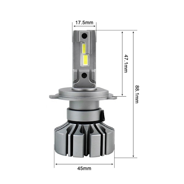 LED-conversion G9 H4 6000 LM