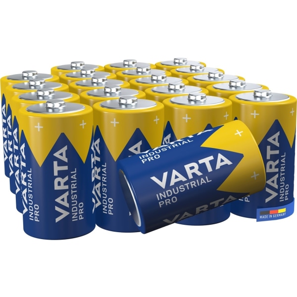 Varta LR20/D (Mono) (4020) batteri, 20 stk. i Box alkaline mangan batteri, 1,5 V