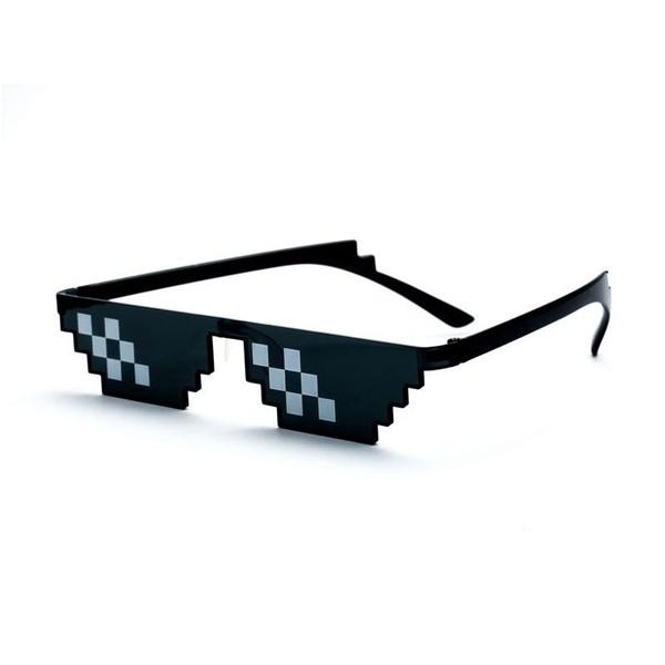 Pixelated glasses "Deal With It"