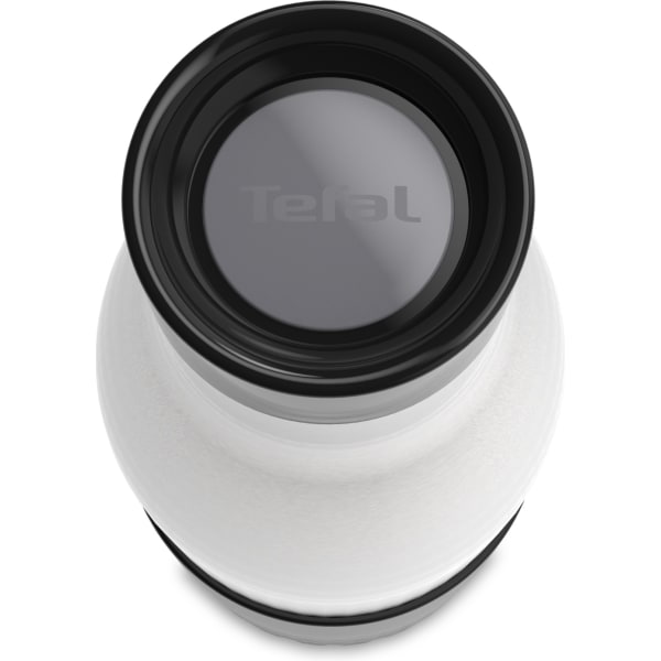 Tefal Bludrop Sleeve -juomapullo, 0,7 L, musta/teräs