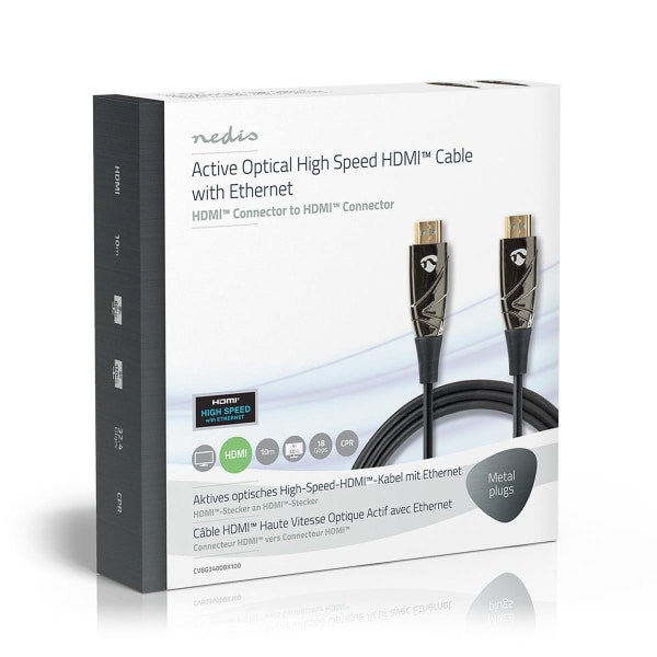 Nedis Aktiv Optisk High Speed ​​HDMI-kabel med Ethernet | HDMI™